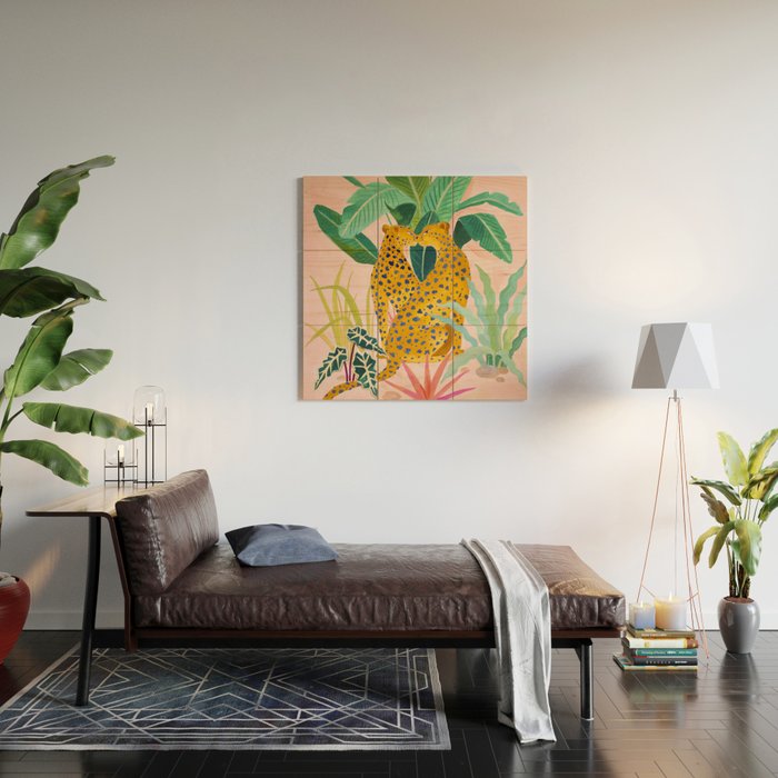 Cheetah Crush Wood Wall Art Gallery Image 2