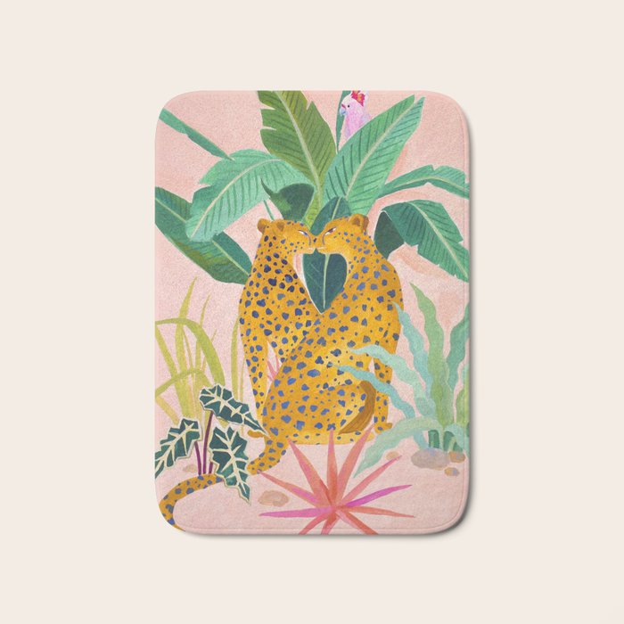 Cheetah Crush Bath Mat Gallery Image 1