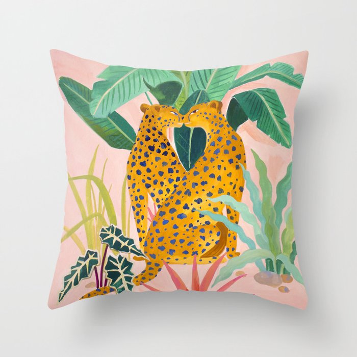Cheetah Crush Throw Pillow Gallery Image 6