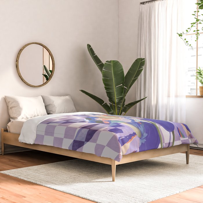 Modern artistic flowery tropical Comforter Gallery Image 2