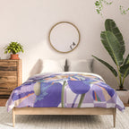 Modern artistic flowery tropical Comforter Gallery Image 3