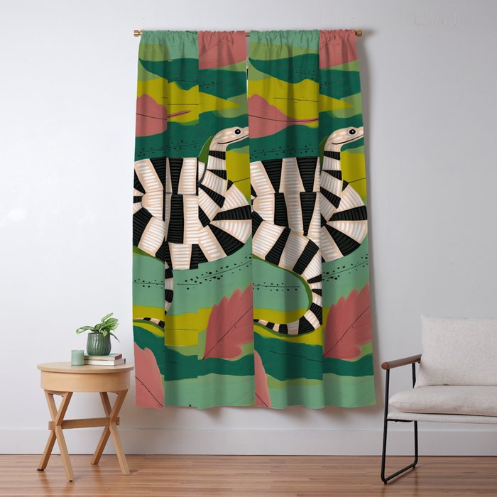 Striped Snake Window Curtain Gallery Image 5