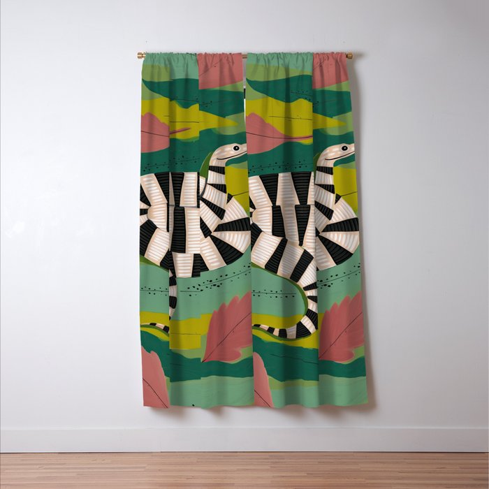 Striped Snake Window Curtain Gallery Image 3