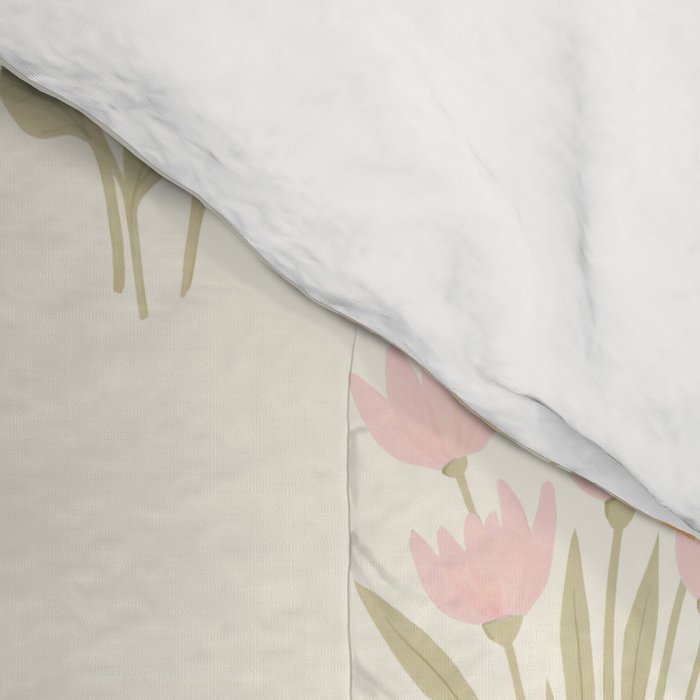 Pastel Wildflower Bouquets Comforter Gallery Image 4