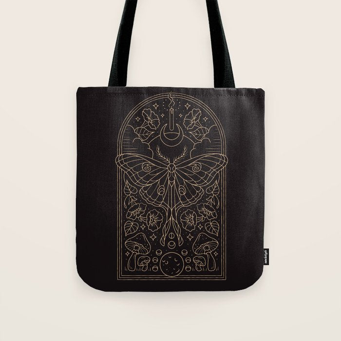 Moon Moth Tote Bag Gallery Image 1