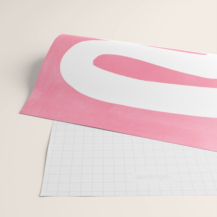 Pastel Pink Wiggle Run Wrapping Paper Gallery Image 2
