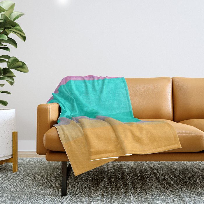 stripe study 5 Throw Blanket Gallery Image 1