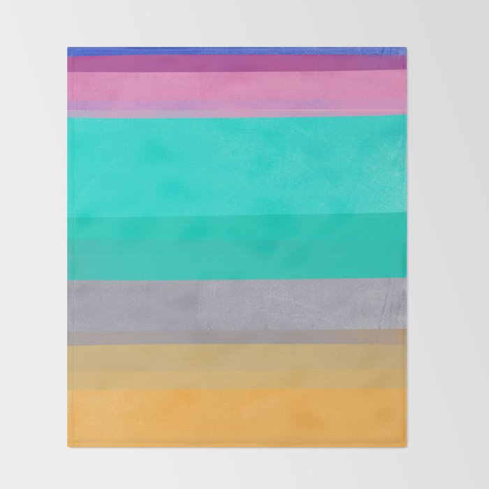 stripe study 5 Throw Blanket Gallery Image 2