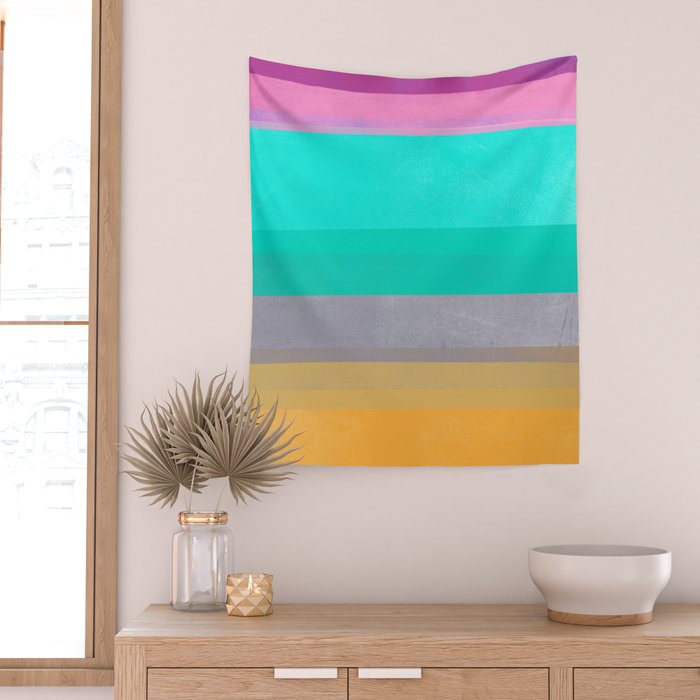 stripe study 5 Wall Tapestry Gallery Image 2