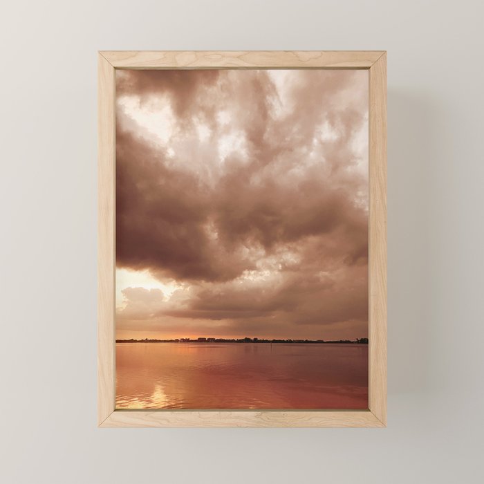 Sunset Storm Mini Art Print Gallery Image 1