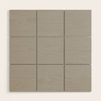 Light Gray Solid. Silver Minimalism Wood Wall Art Gallery Image 1