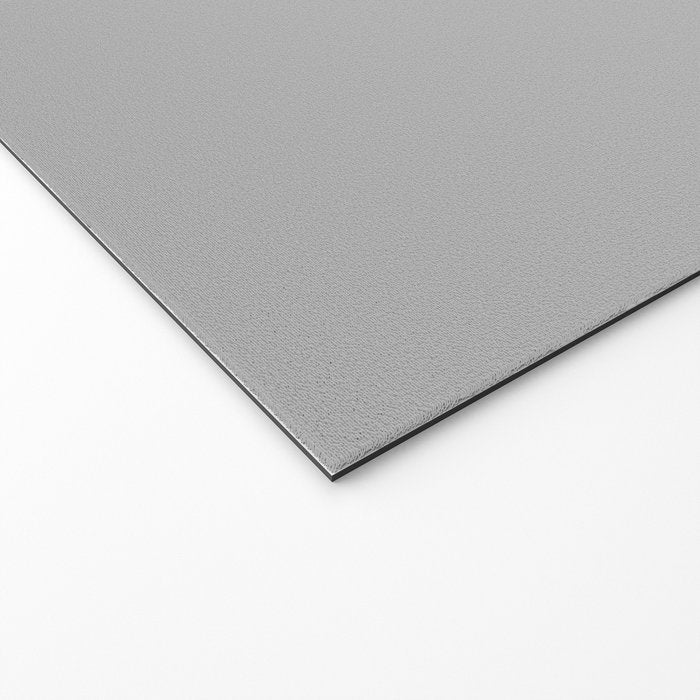 Light Gray Solid. Silver Minimalism Welcome Mat Gallery Image 2