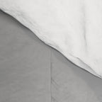 Light Gray Solid. Silver Minimalism Comforter Gallery Image 4