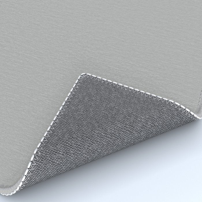 Light Gray Solid. Silver Minimalism Rug Gallery Image 4