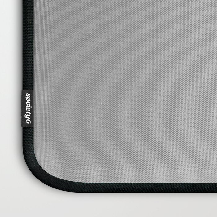 Light Gray Solid. Silver Minimalism Laptop Sleeve Gallery Image 3