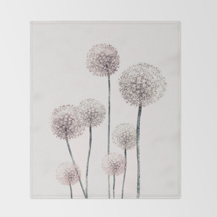 Dandelions Throw Blanket Gallery Image 2
