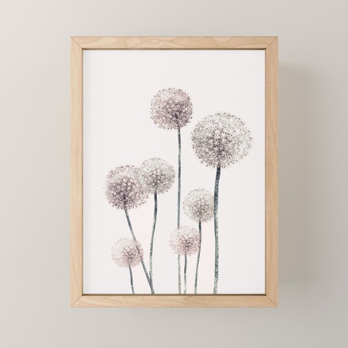 Dandelions Mini Art Print Gallery Image 1