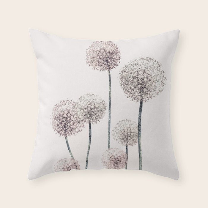 Dandelions Throw Pillow Gallery Image 1