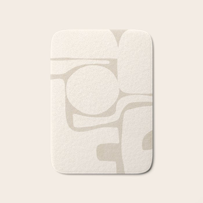 Modern Abstract Minimal Shapes 190 Bath Mat Gallery Image 1