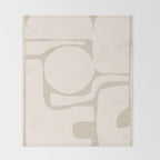 Modern Abstract Minimal Shapes 190 Throw Blanket Gallery Image 2