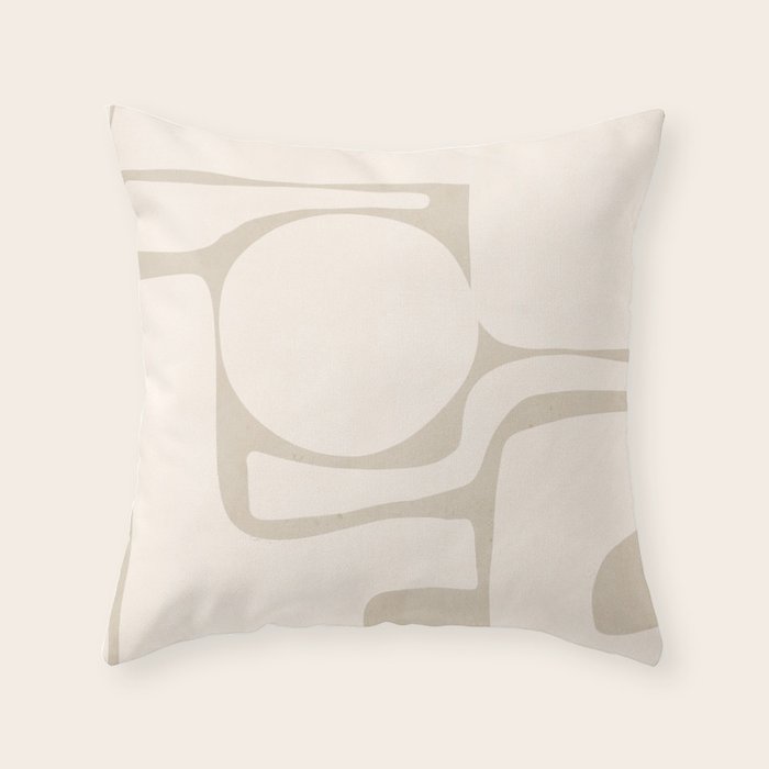 Modern Abstract Minimal Shapes 190 Throw Pillow Gallery Image 6