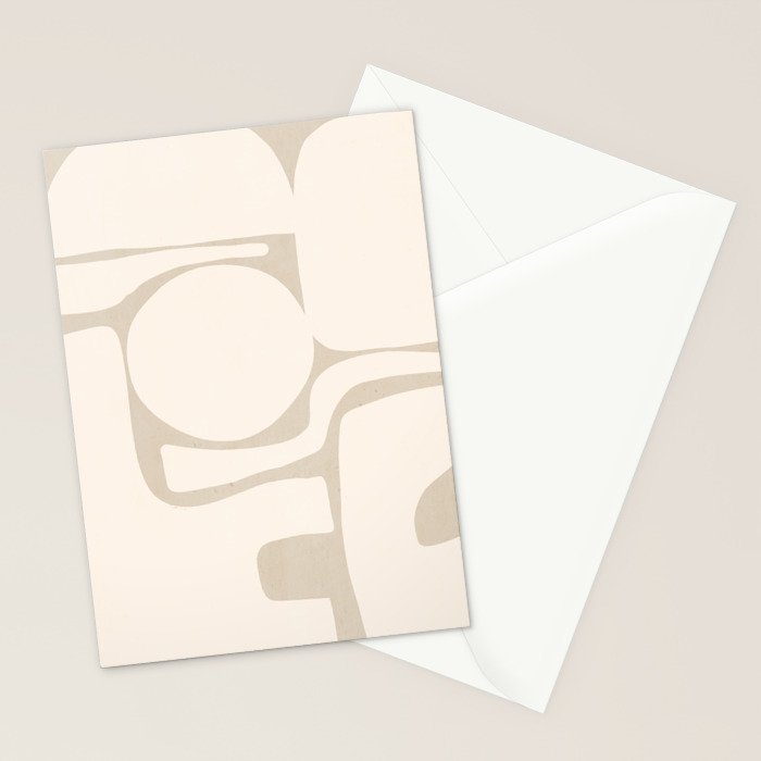 Modern Abstract Minimal Shapes 190 Stationery Card Gallery Image 2