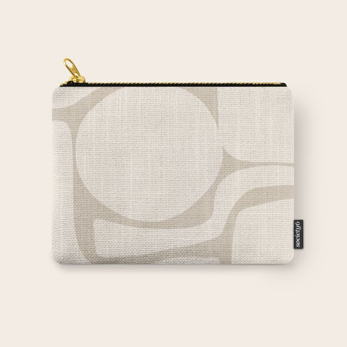 Modern Abstract Minimal Shapes 190 Carry All Pouch Gallery Image 1
