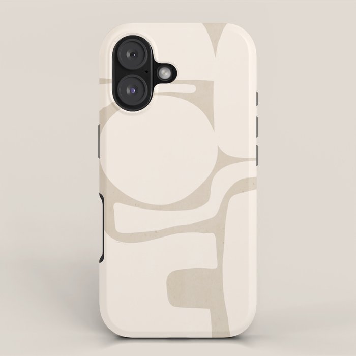 Modern Abstract Minimal Shapes 190 iPhone Case Gallery Image 1
