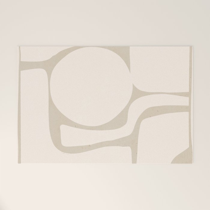 Modern Abstract Minimal Shapes 190 Welcome Mat Gallery Image 1