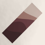 Abstract Color Waves VI Neutral Red Tones Yoga Mat Gallery Image 1