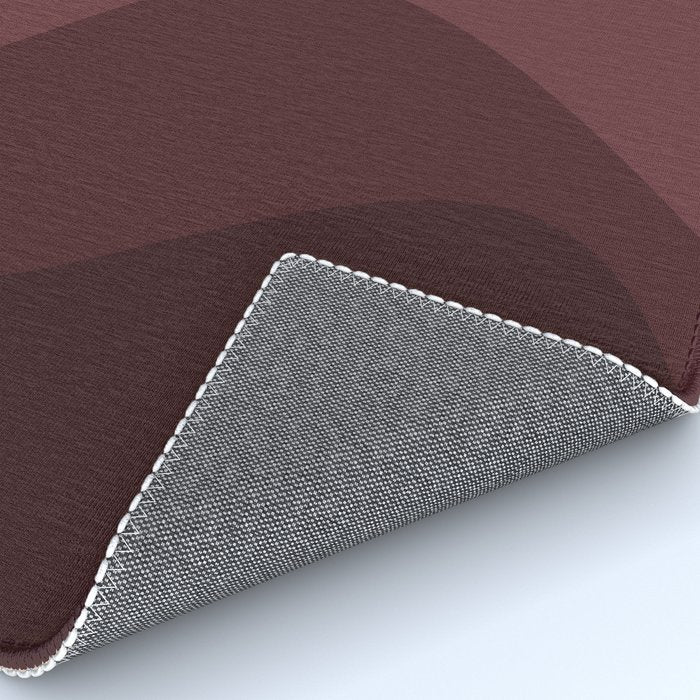 Abstract Color Waves VI Neutral Red Tones Rug Gallery Image 4