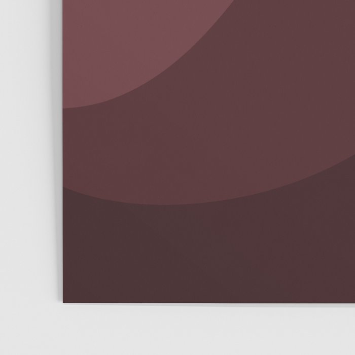 Abstract Color Waves VI Neutral Red Tones Poster Gallery Image 3