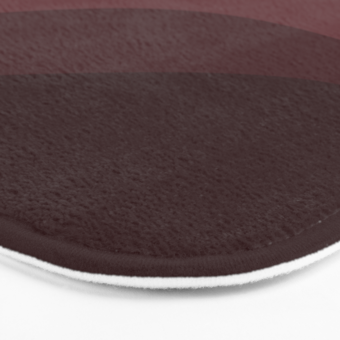 Abstract Color Waves VI Neutral Red Tones Bath Mat Gallery Image 3