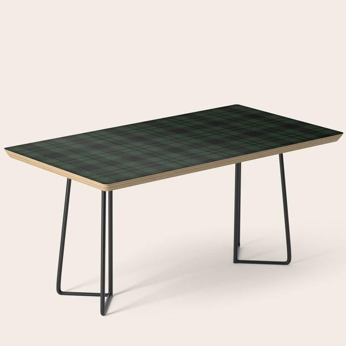 Plaid (Dark green) Coffee Table Gallery Image 1