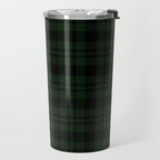 Plaid (Dark green) Travel Mug Gallery Image 2