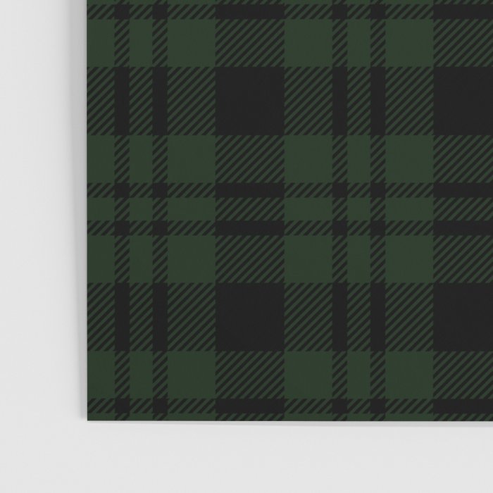 Plaid (Dark green) Poster Gallery Image 3
