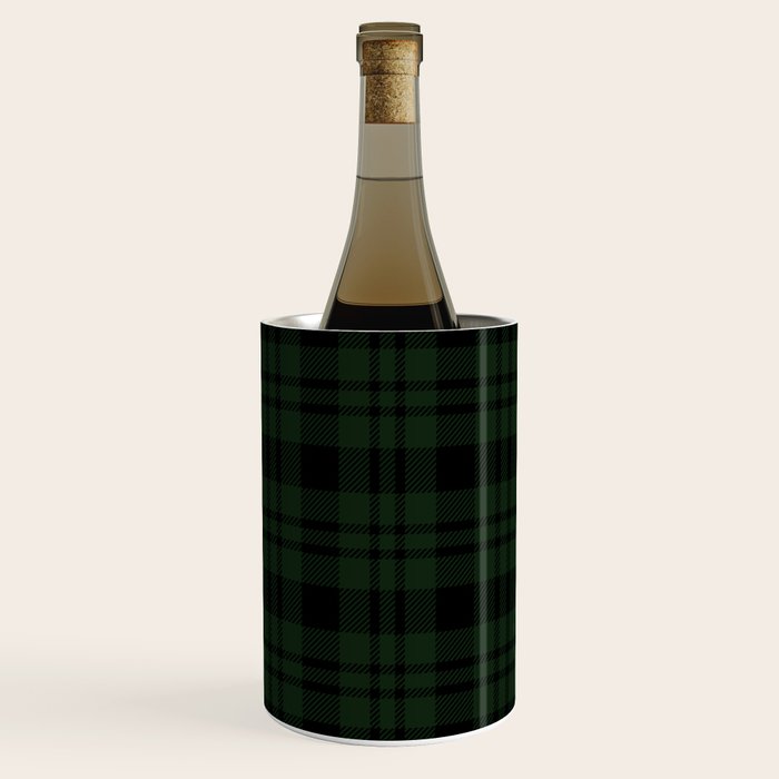 Plaid (Dark green) Wine Chiller Gallery Image 1
