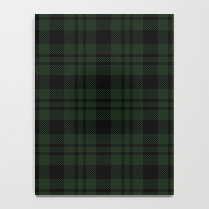 Plaid (Dark green) Notebook Gallery Image 4