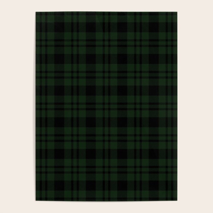 Plaid (Dark green) Poster Gallery Image 4