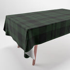 Plaid (Dark green) Tablecloth Gallery Image 1