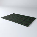 Plaid (Dark green) Rug Gallery Image 3
