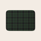 Plaid (Dark green) Bath Mat Gallery Image 1