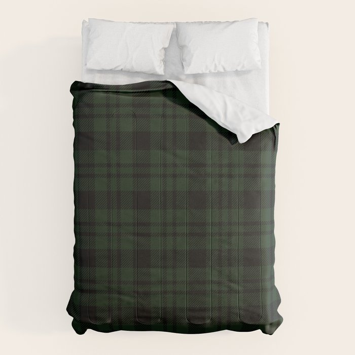 Plaid (Dark green) Comforter Gallery Image 1