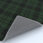Plaid (Dark green) Rug Gallery Image 4