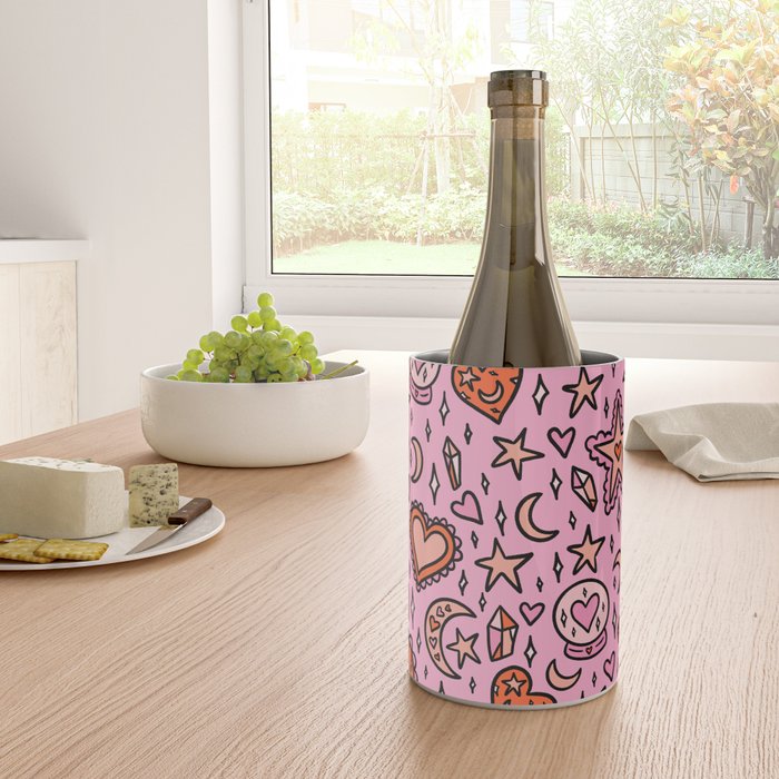 Love Witch Print in Pink Wine Chiller Gallery Image 4
