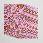 Love Witch Print in Pink Wrapping Paper Gallery Image 3