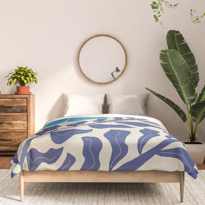 Blue fern Comforter Gallery Image 3