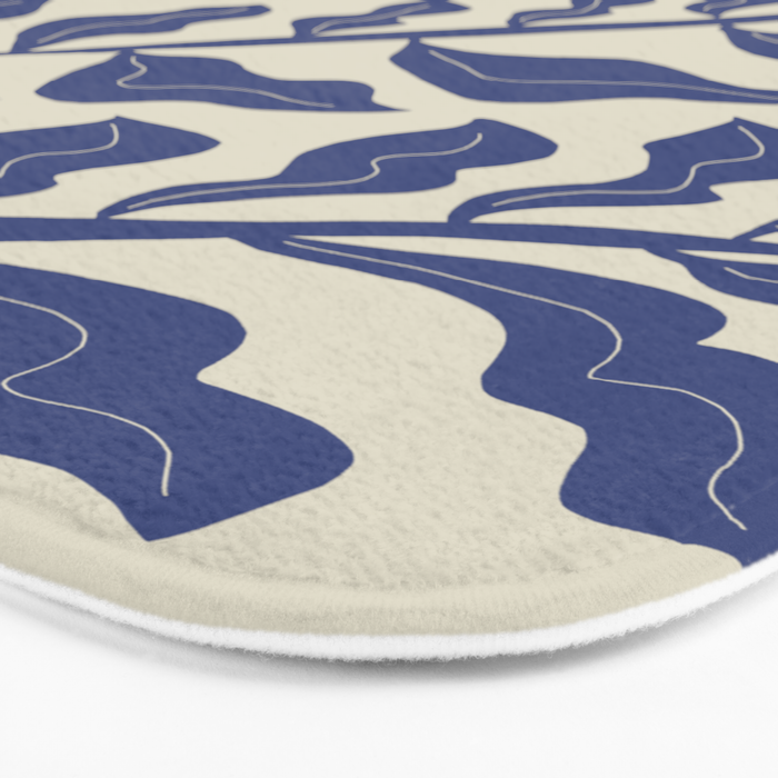 Blue fern Bath Mat Gallery Image 3