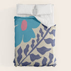 Blue fern Duvet Cover Gallery Image 6