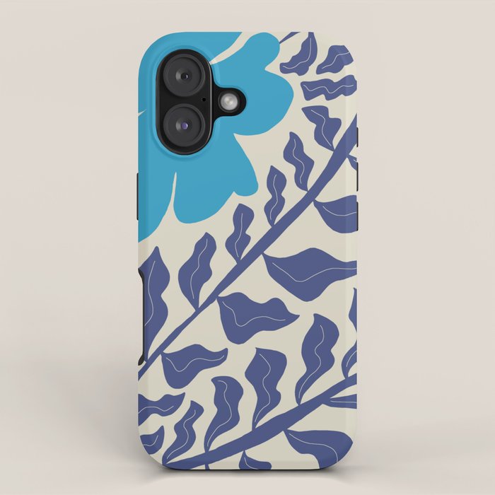 Blue fern iPhone Case Gallery Image 1